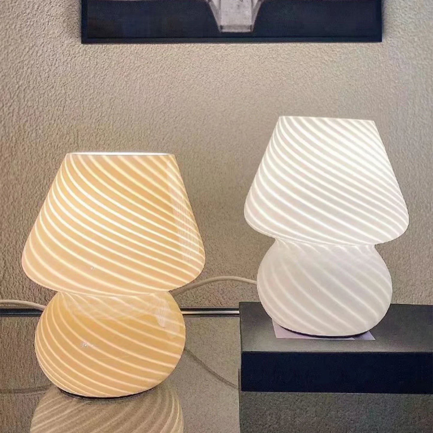 Rynx | Radiance Glass Desk Lamp - Modern Table Lamp