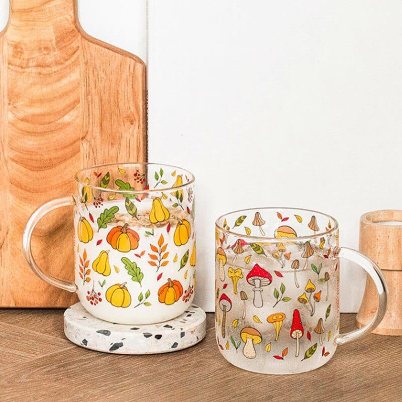 Rynx | Mushroom Garden Glass Mug
