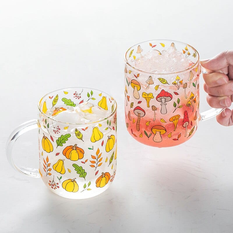 Rynx | Mushroom Garden Glass Mug