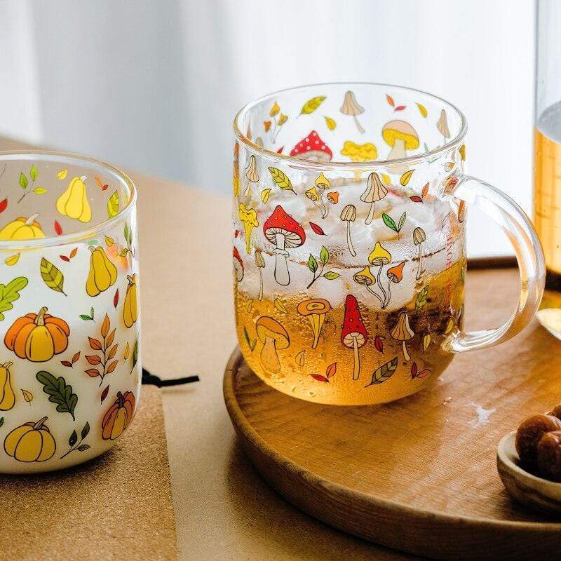Rynx | Mushroom Garden Glass Mug