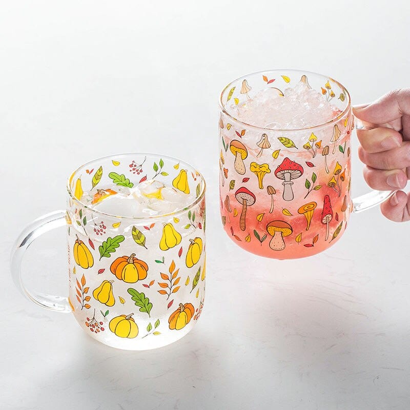 Rynx | Mushroom Garden Glass Mug