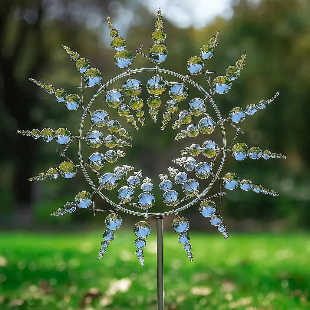 Rynx | Mysterious Metal Wind Spinner – Fascinating Garden Decoration with Relaxation Effect
