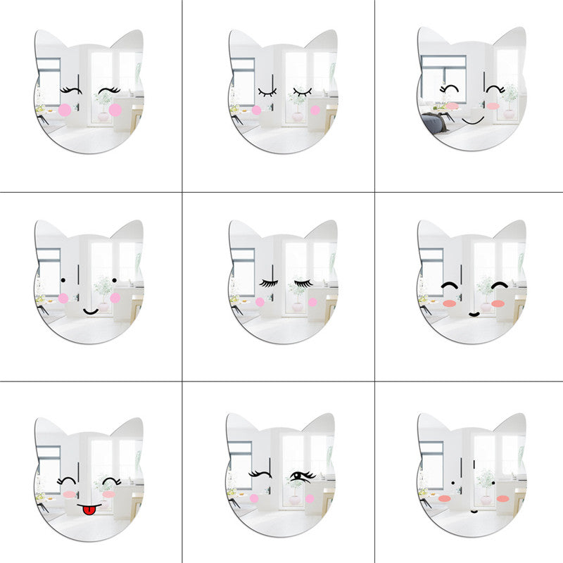 Rynx | Acrylic Cat Mirror Wall Sticker