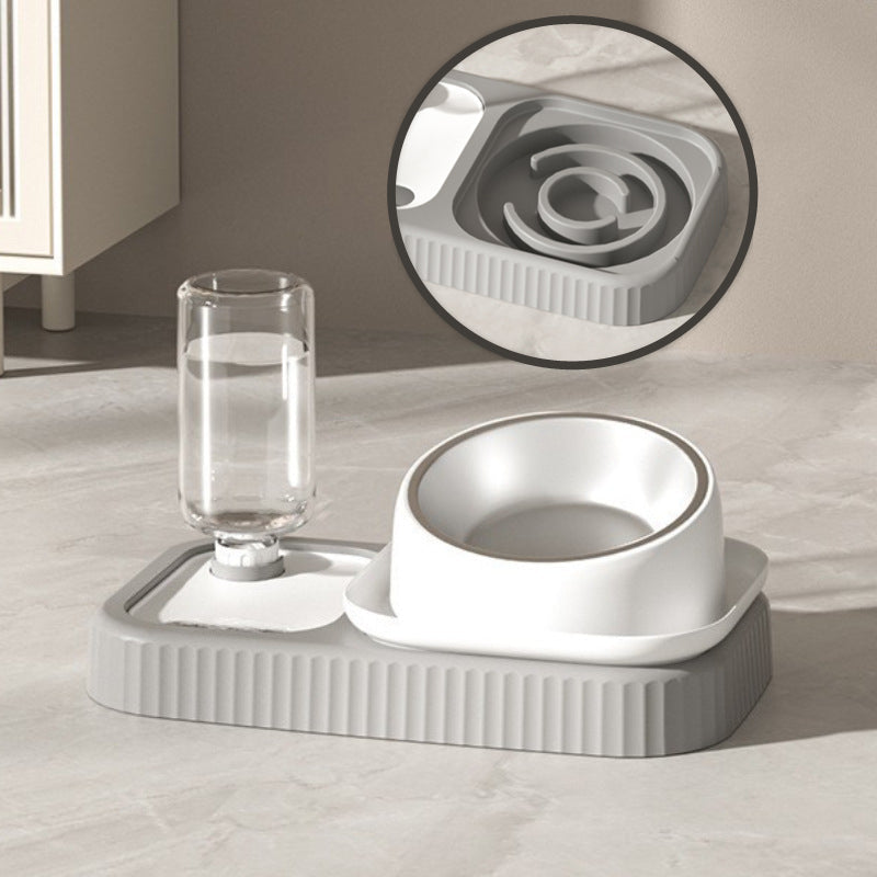 Rynx | Cat Bowls Water and Food Bowl Set, 2 in 1