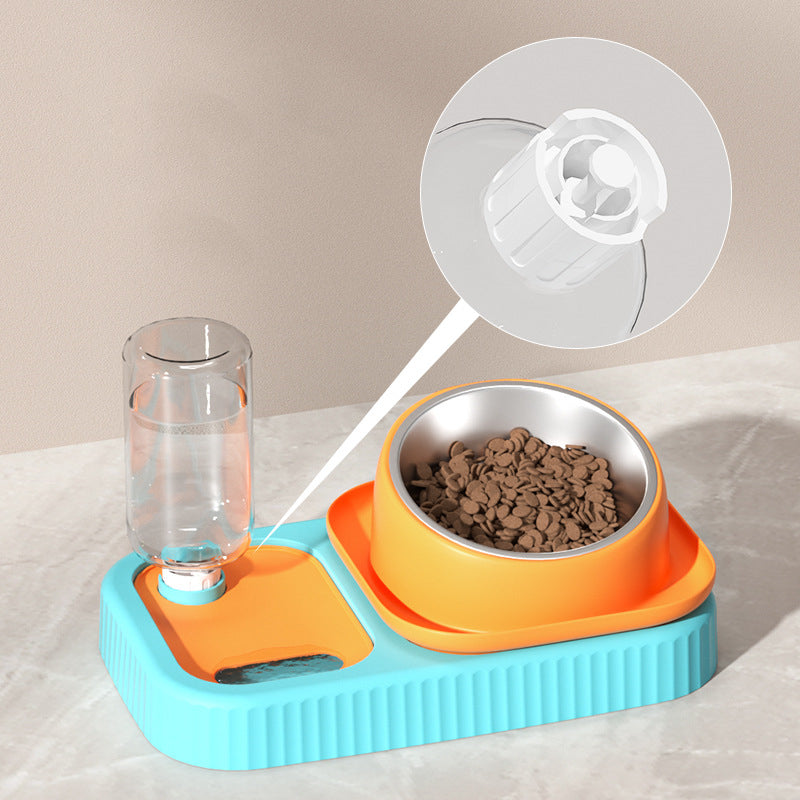 Rynx | Cat Bowls Water and Food Bowl Set, 2 in 1