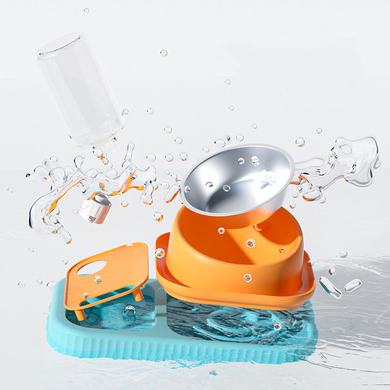 Rynx | Cat Bowls Water and Food Bowl Set, 2 in 1