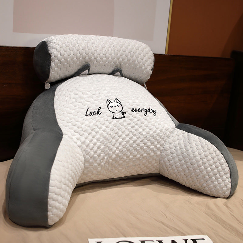 Rynx | Soft fluffy triangular reading pillow