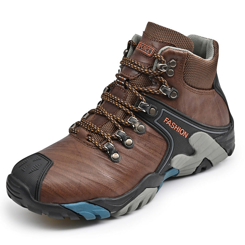 RYNX | Waterproof And Slip-Resistant Work Shoes Brown