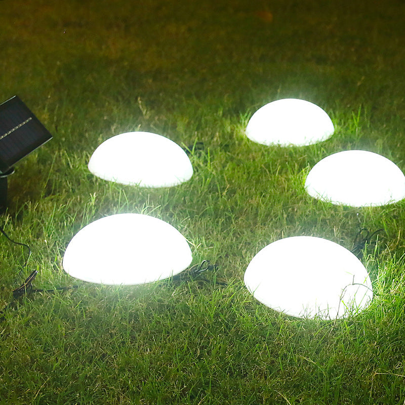 Rynx | Solar 5 Half Ball LED Outdoor Garden Decorative Lawn Stake Light