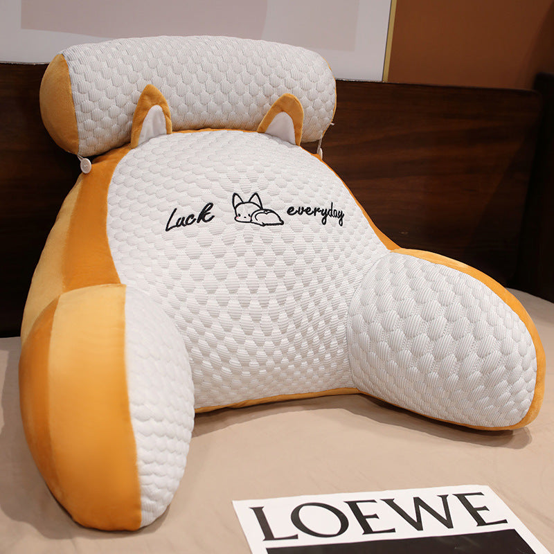 Rynx | Soft fluffy triangular reading pillow