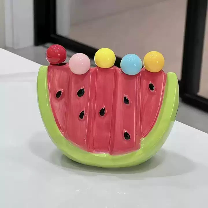Rynx | Watermelon Fruit Bite Sticks Fork Set