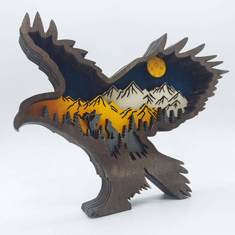Rynx | 3d Creative Wood Animal Carving Craft Gift