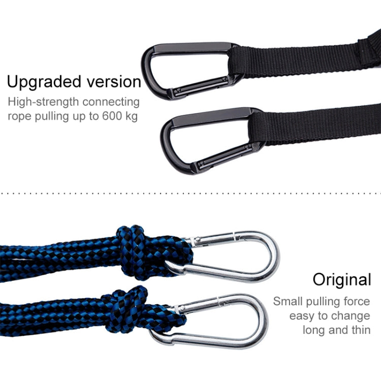Rynx | Portable Outdoor Parachute Hammock with Mosquito Nets (Dark Blue + Baby Blue)