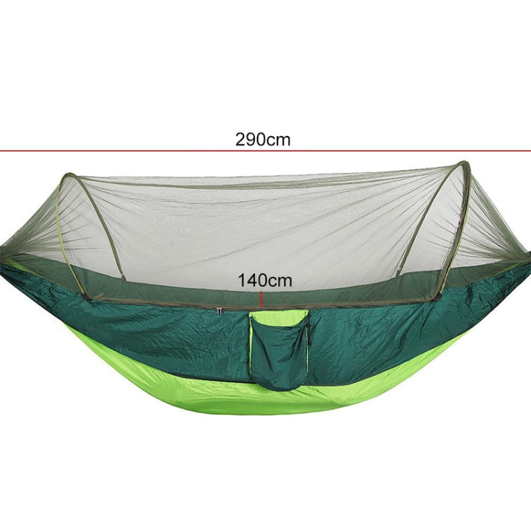 Rynx | Portable Outdoor Camping Full-automatic Nylon Parachute Hammock with Mosquito Nets, Size : 290 x 140cm (Camouflage)