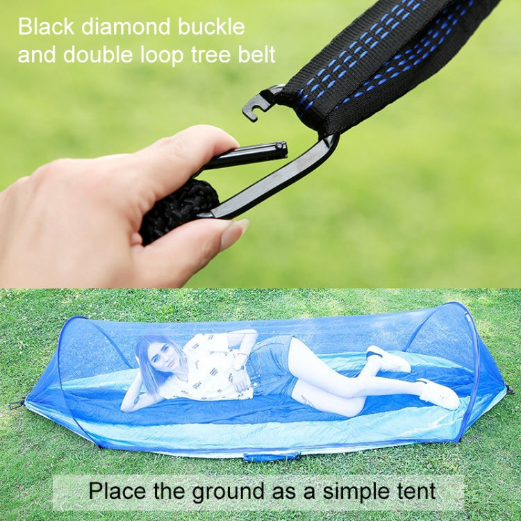 Rynx | Portable Outdoor Camping Full-automatic Nylon Parachute Hammock with Mosquito Nets, Size : 290 x 140cm (Camouflage)