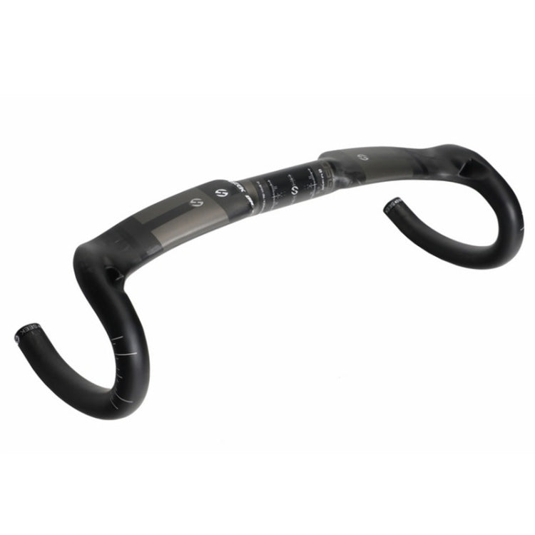 Rynx | TOSEEK UD Carbon Fiber Texture Road Bike Handlebar, Size: 440mm (UD Matte)