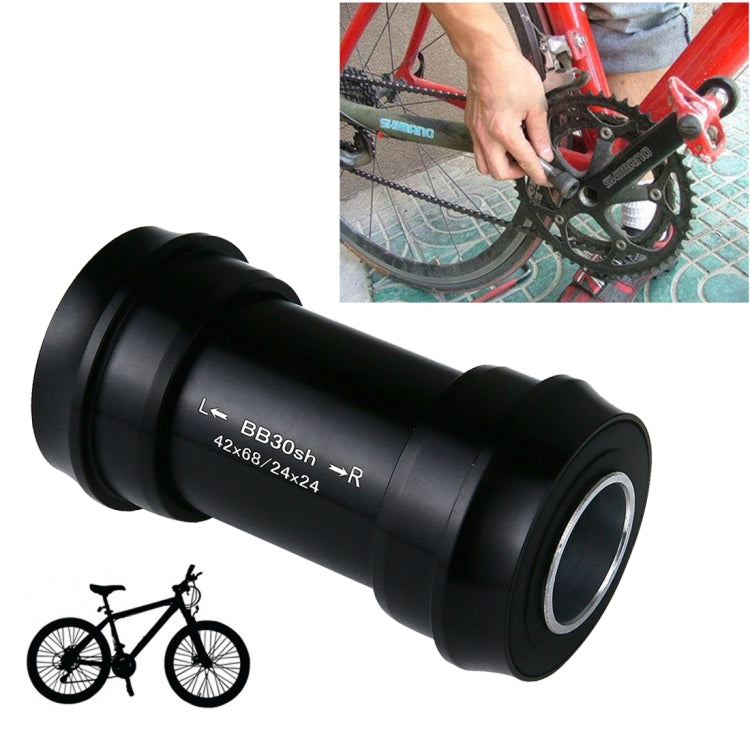 Rynx | BB30 Press Fit Style Bottom Bracket Fits 68-73mm for SHIMANO, Prowheel, SRAM GXP Mountain Bike(Black)