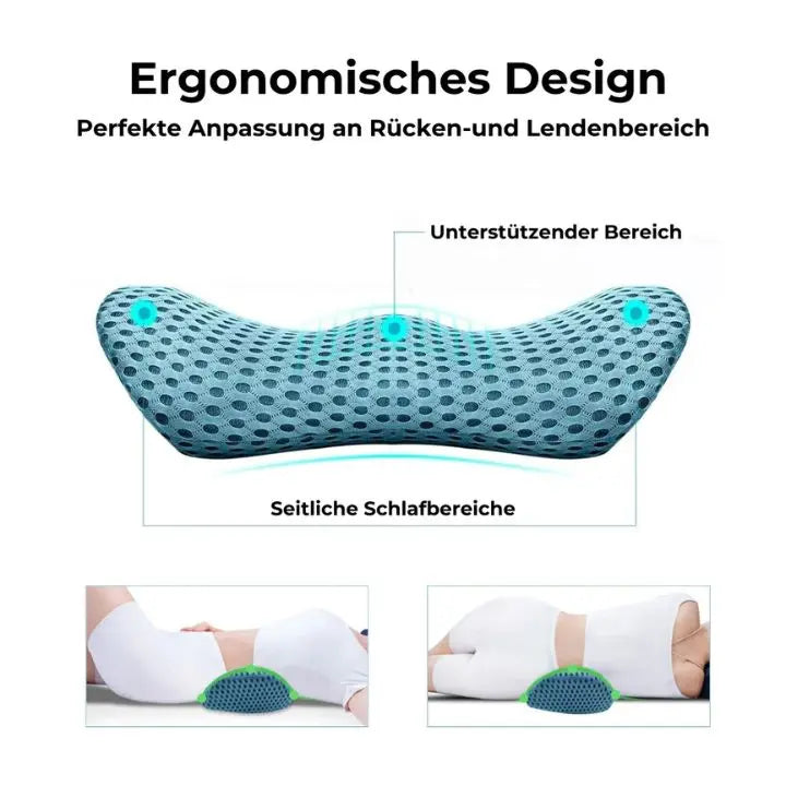 Rynx | Orthopedic Lumbar Pillow – Premium Memory Foam Support Cushion