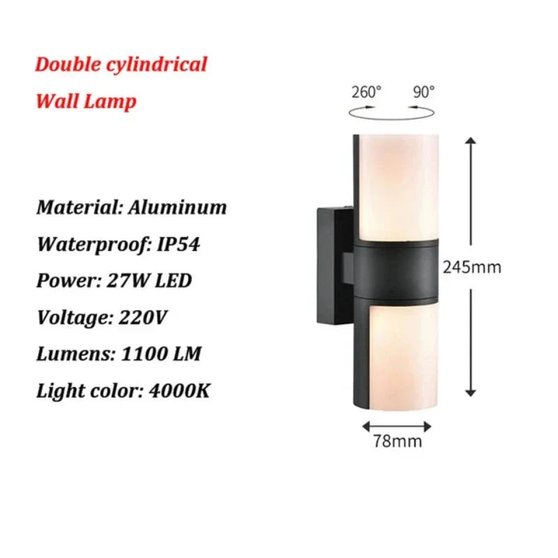 Rynx | LichtStijl - LED Outdoor Wall Lamp for Modern Gardens