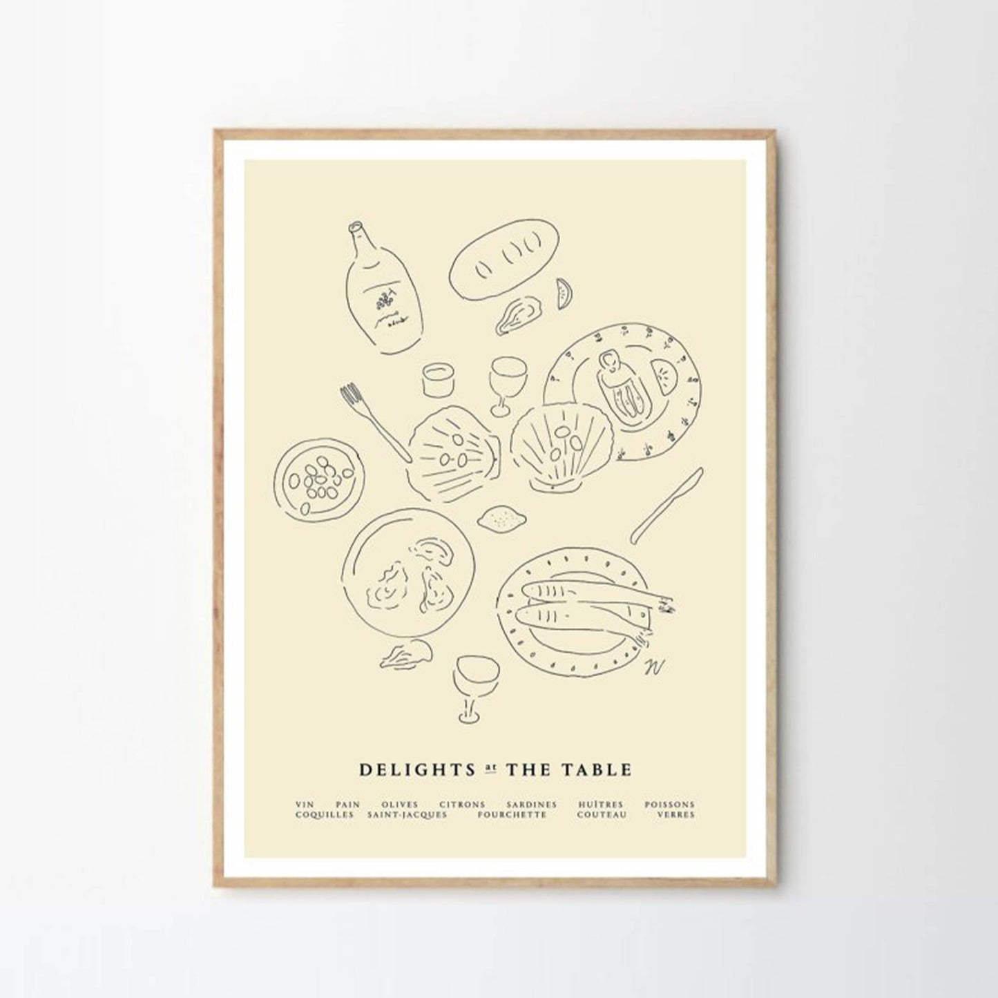 Rynx | Delights at the Table Print 21Cm x 29.7Cm (A4)