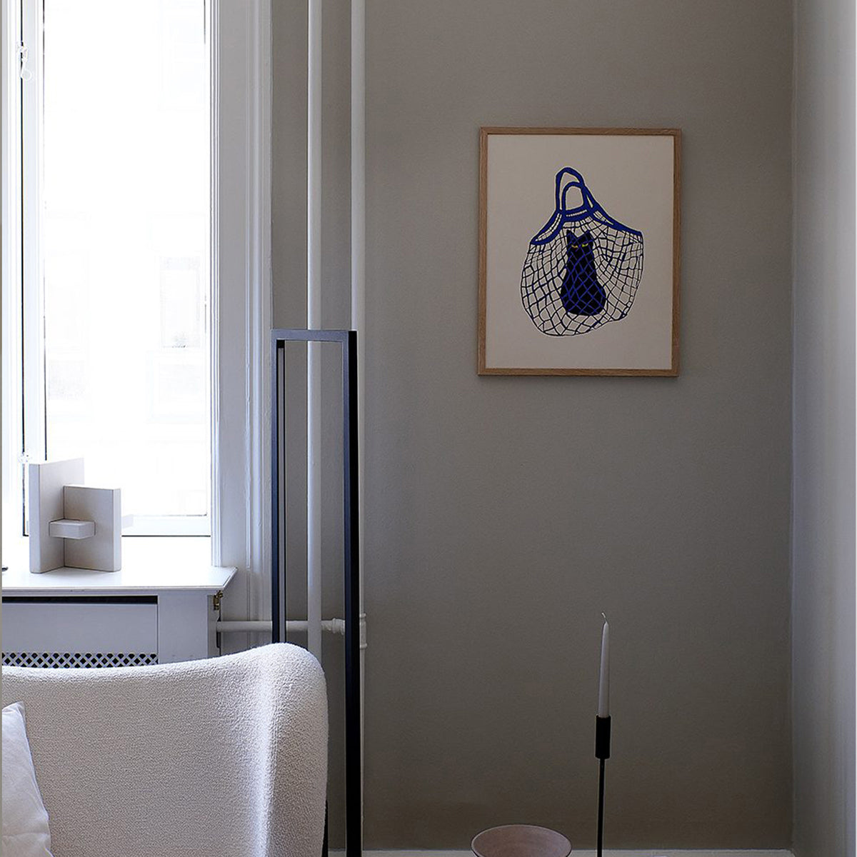 Rynx | The Cat'S In The Bag Print 40Cm x 50Cm