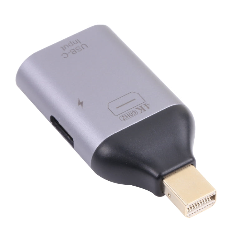 Rynx | 2 in 1 4K 60Hz Mini DP Male to USB-C / Type-C Charging + USB-C / Type-C Female Adapter