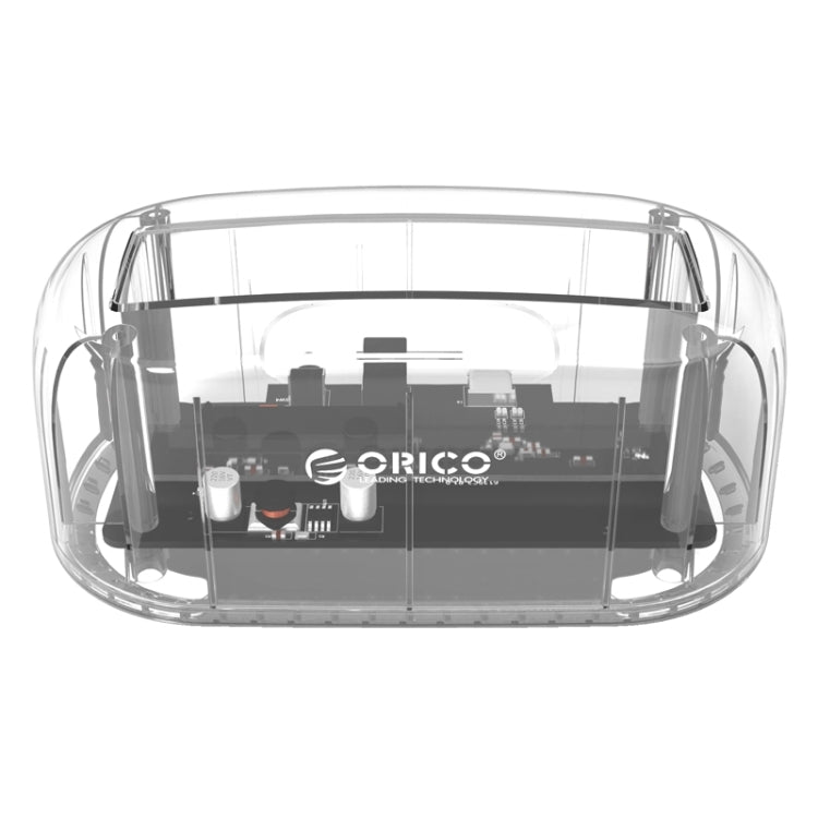 Rynx | ORICO 6139U3 2.5 / 3.5 Inch Transparent SATA to USB 3.0 Hard Drive Docking Station (Transparent)