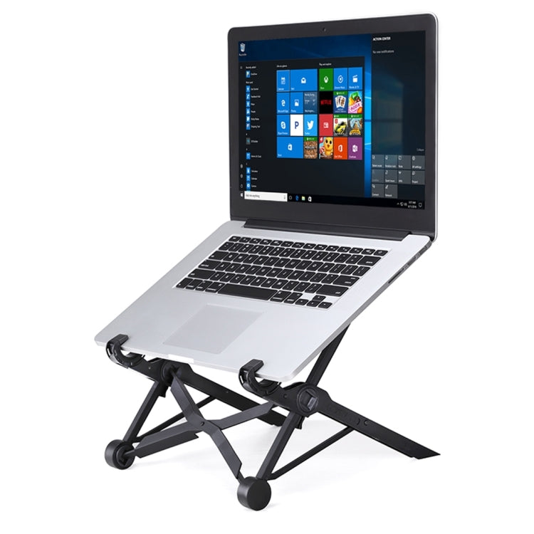 Rynx | NEXSTAND Portable Adjustable Foldable Table Stand for Laptop / Notebook, Suitable for: More than 11.6 inches (Black)