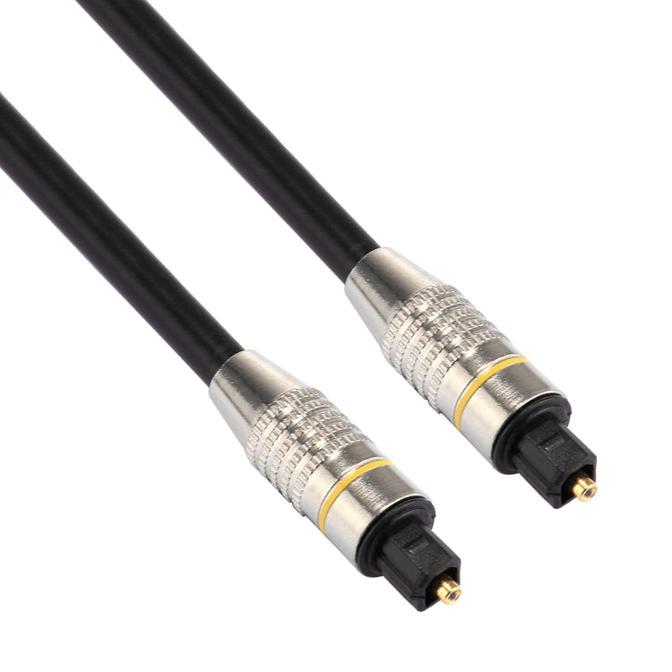 Rynx | 15m OD6.0mm nickel-plated metal head Toslink male to male digital optical audio cable