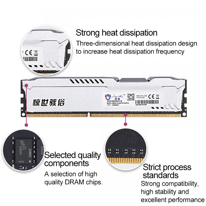 Rynx | JingHai 1.25V DDR4 2400MHz 4GB RAM memory module for desktop PC