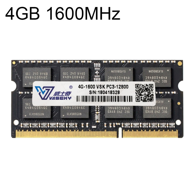 Rynx | Vaseky 4GB 1600MHz PC3-12800 DDR3 PC Memory RAM Module for Laptop