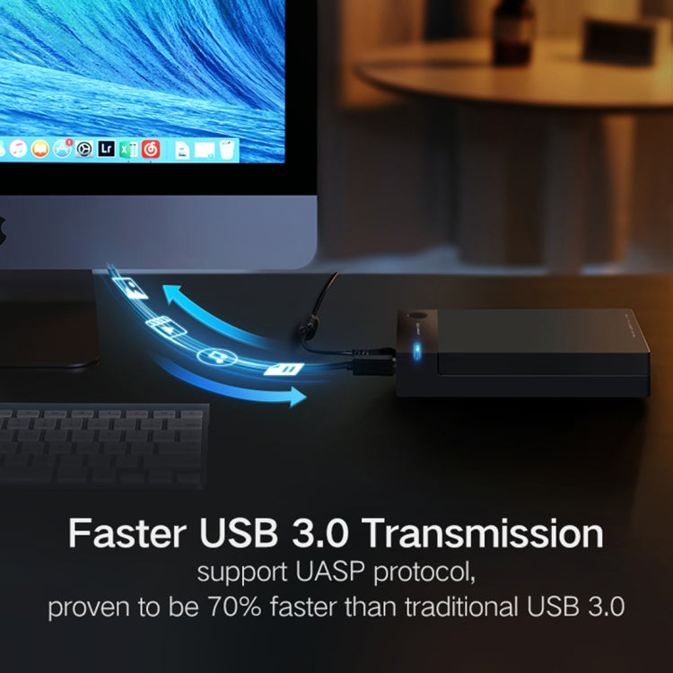 Rynx | UGREEN US222 HDD Enclosure 2.5 / 3.5 Inch SATA to USB 3.0 SSD Adapter Hard Drive Box External HDD Enclosure, Supports UASP Protocol