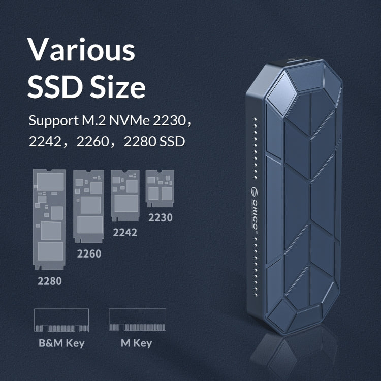 Rynx | ORICO M2VG01-C3 RGB M.2 NVMe SSD Case