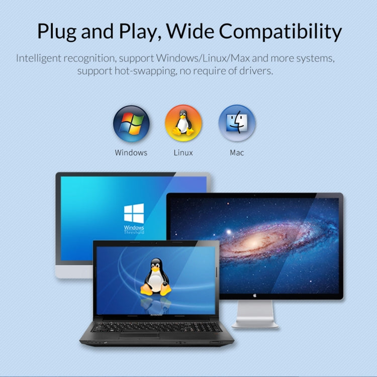 Rynx | ORICO DD25 C3 2.5 inch Type-C to Type-C and USB Mechanical SSD Case, Supported Capacity: 6TB (Dark Gray)