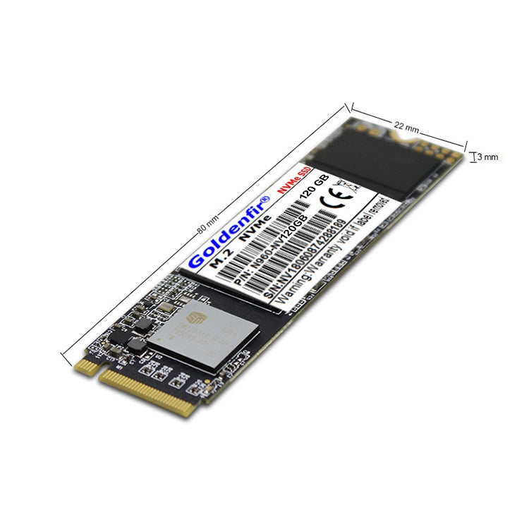 Rynx | Goldenfir 2.5 inch M.2 NVMe Solid State Drive, Capacity: 120GB