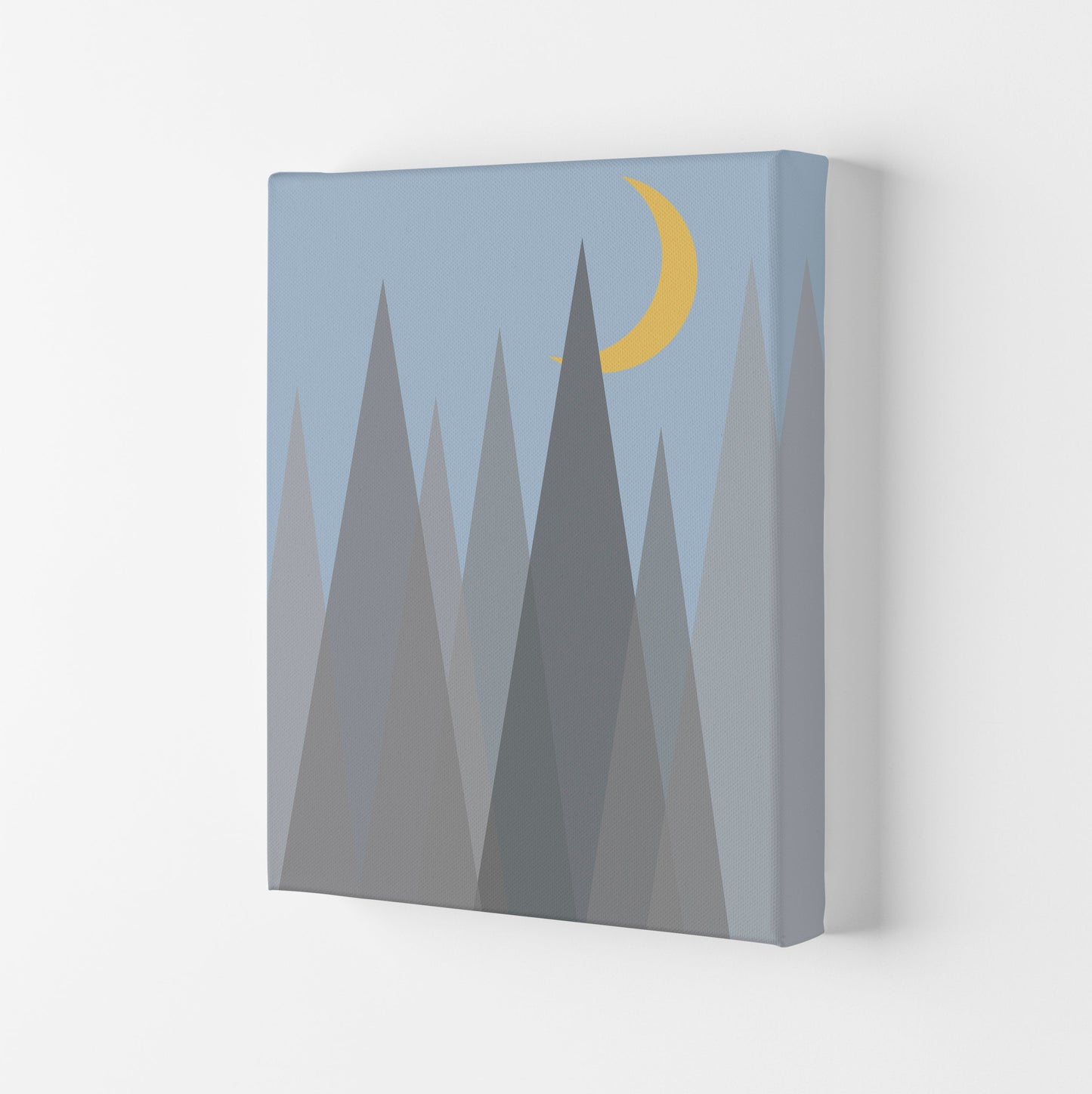 Rynx | Day and Night Kindergarten Mid Century Modern Art Print Night B