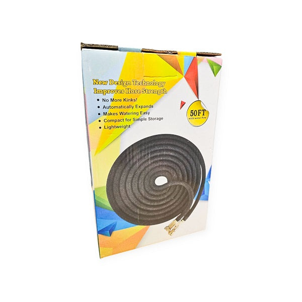 Rynx | Expandable 15M Garden Water Hose, Kink-Free with 10-Function Spray Nozzle