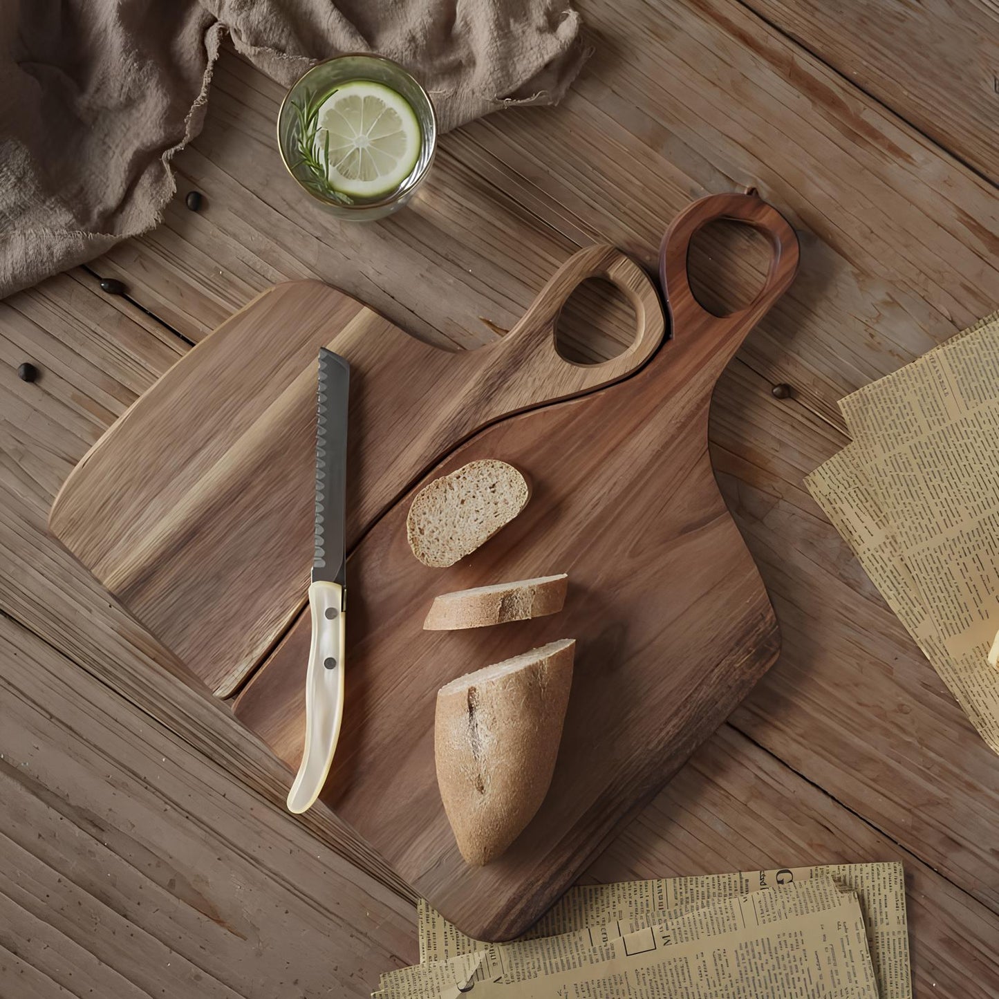 Rynx to cut in acacia wood