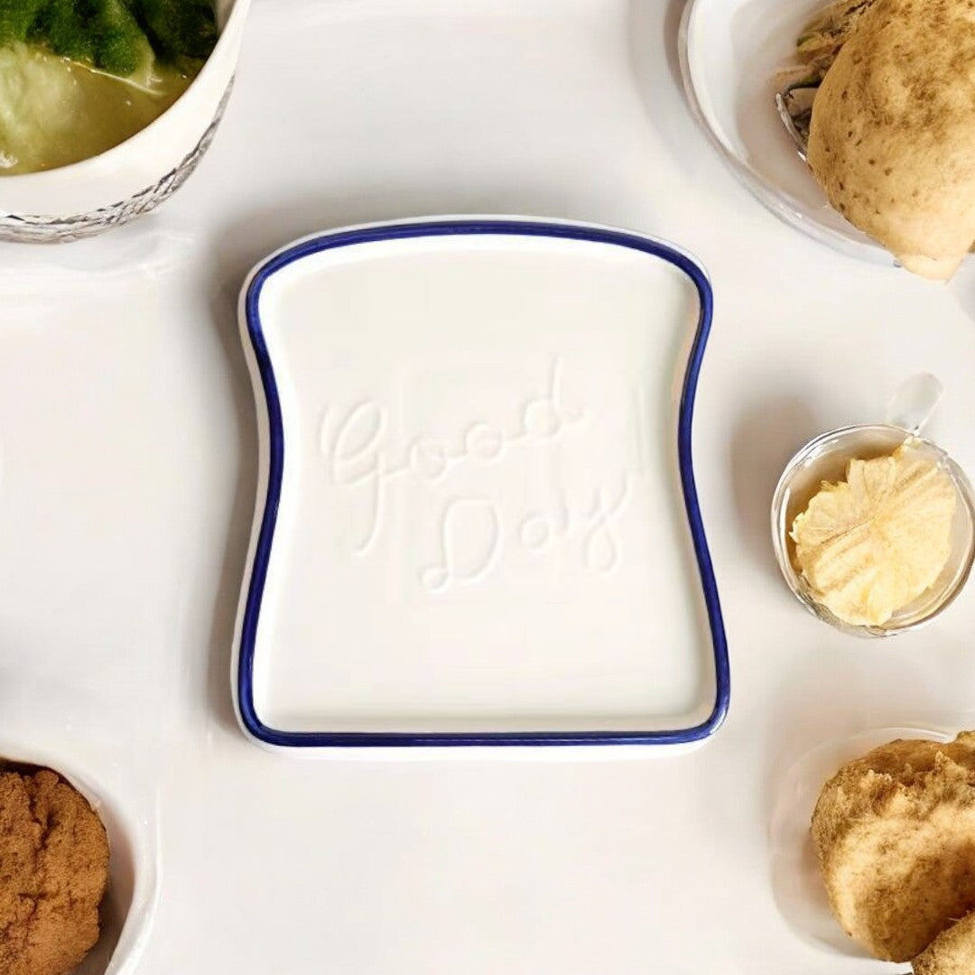 Rynx | Platti Toast Shaped Ceramic Plate