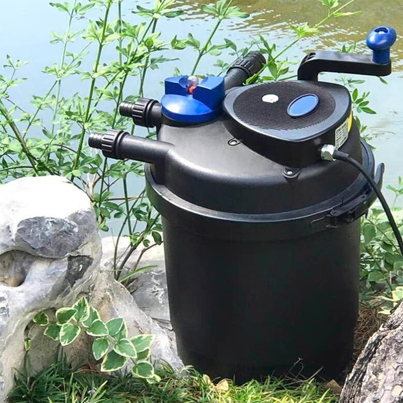 Rynx | CPF-5000 Pond Bio Pressure Filter 2400 Gallon Swimming Pool Fish Pond Pump Filter Pond Filter