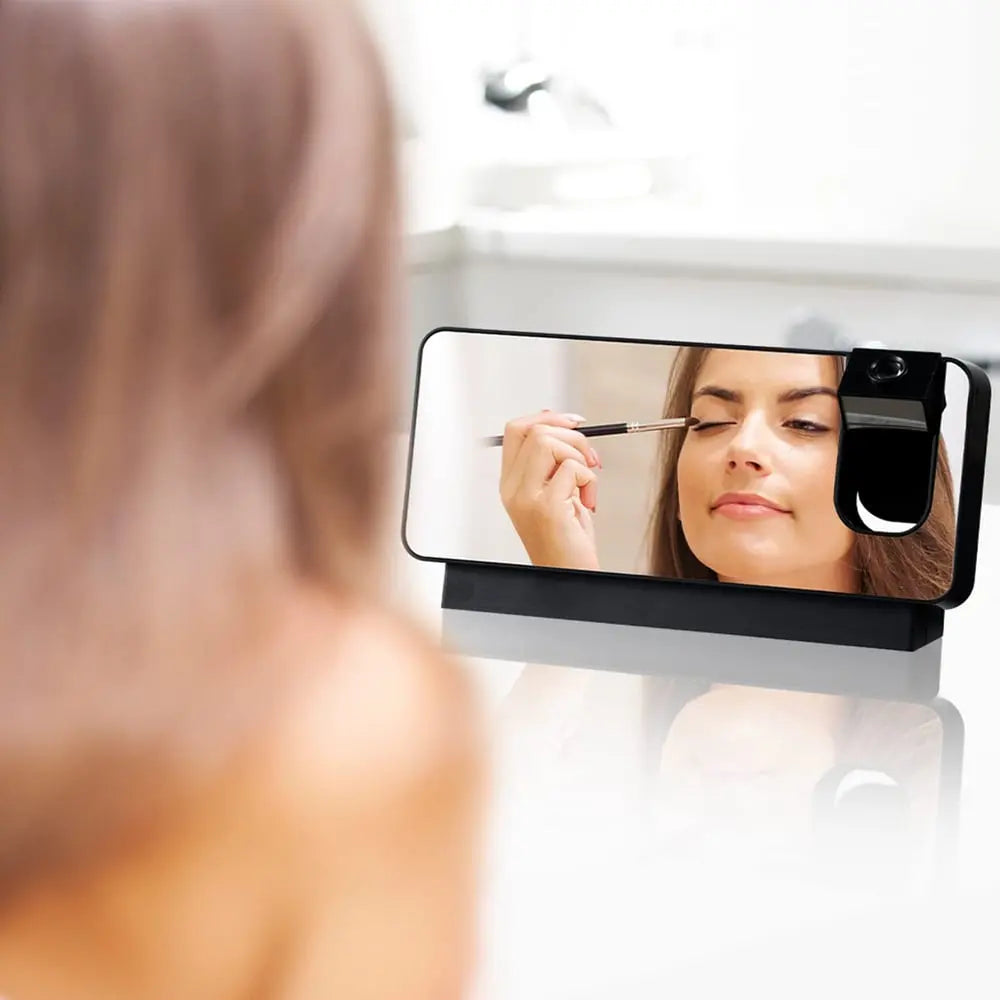 Rynx | Projection alarm clock with mirror display and large LED screen