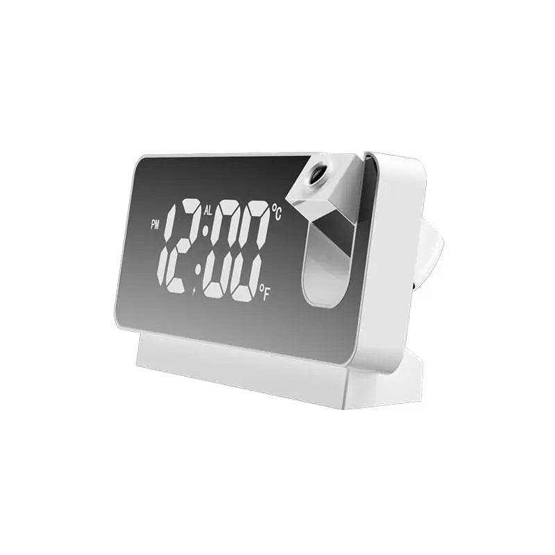 Rynx | Projection alarm clock with mirror display and large LED screen