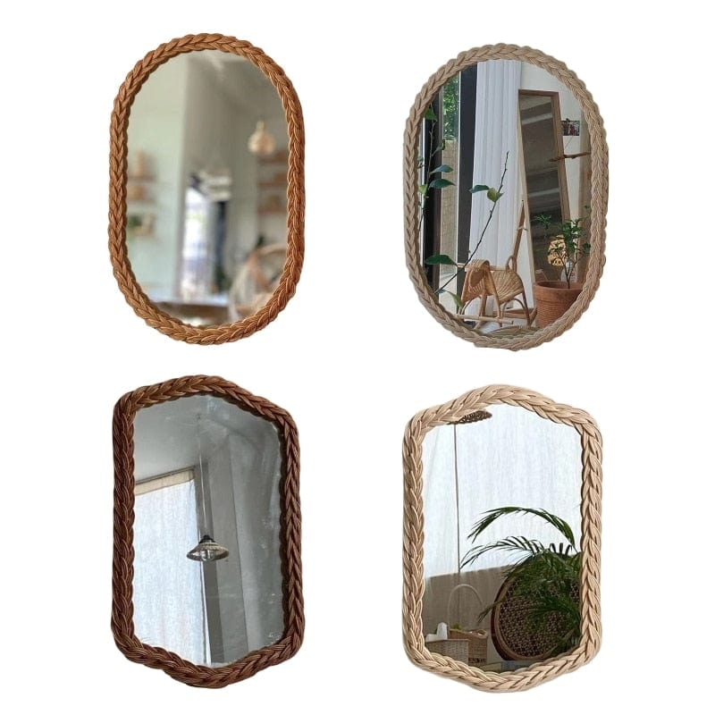 Rynx | Rattan Woven Accent Mirror