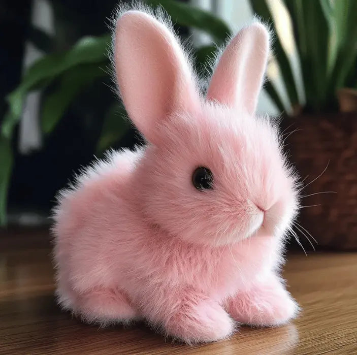 Rynx | Realistic Rabbit Toy – Life-like Movement & Soft Fur Rosa