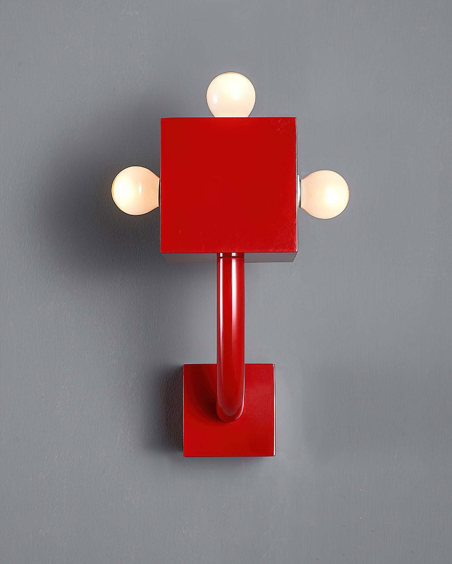Rynx | Red Cube Wall Lamp