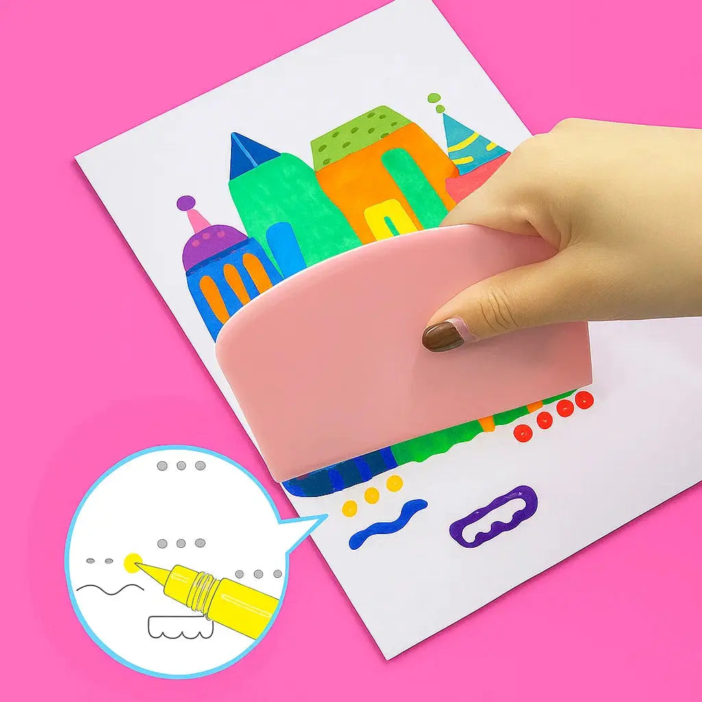 Rynx | Rainbow Scratch Art Set – Creative Fun & Postcards in One
