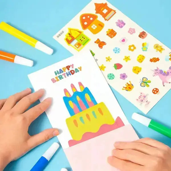Rynx | Rainbow Scratch Art Set – Creative Fun & Postcards in One