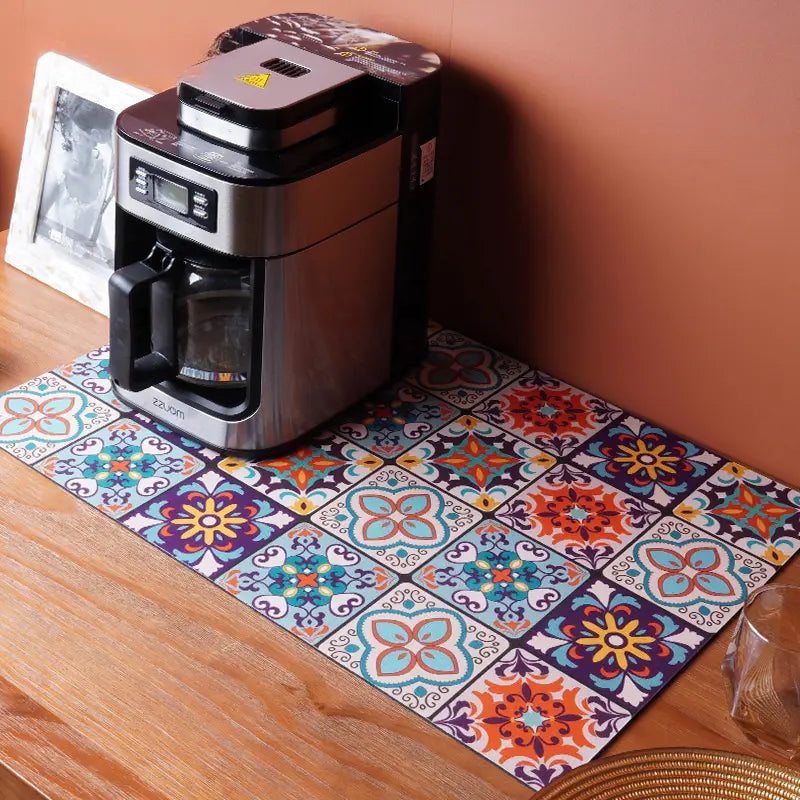 Rynx | Retro-Quick-drying Drain Mat for Kitchen & Counters