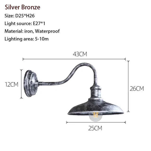 Rynx | Rynx Classic - Waterproof Vintage Wall Lamp