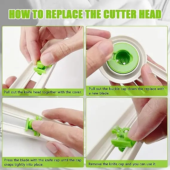 Rynx | Redary Cutter – Precise & Safe for Paper & Fabric (incl. 2 Blades)